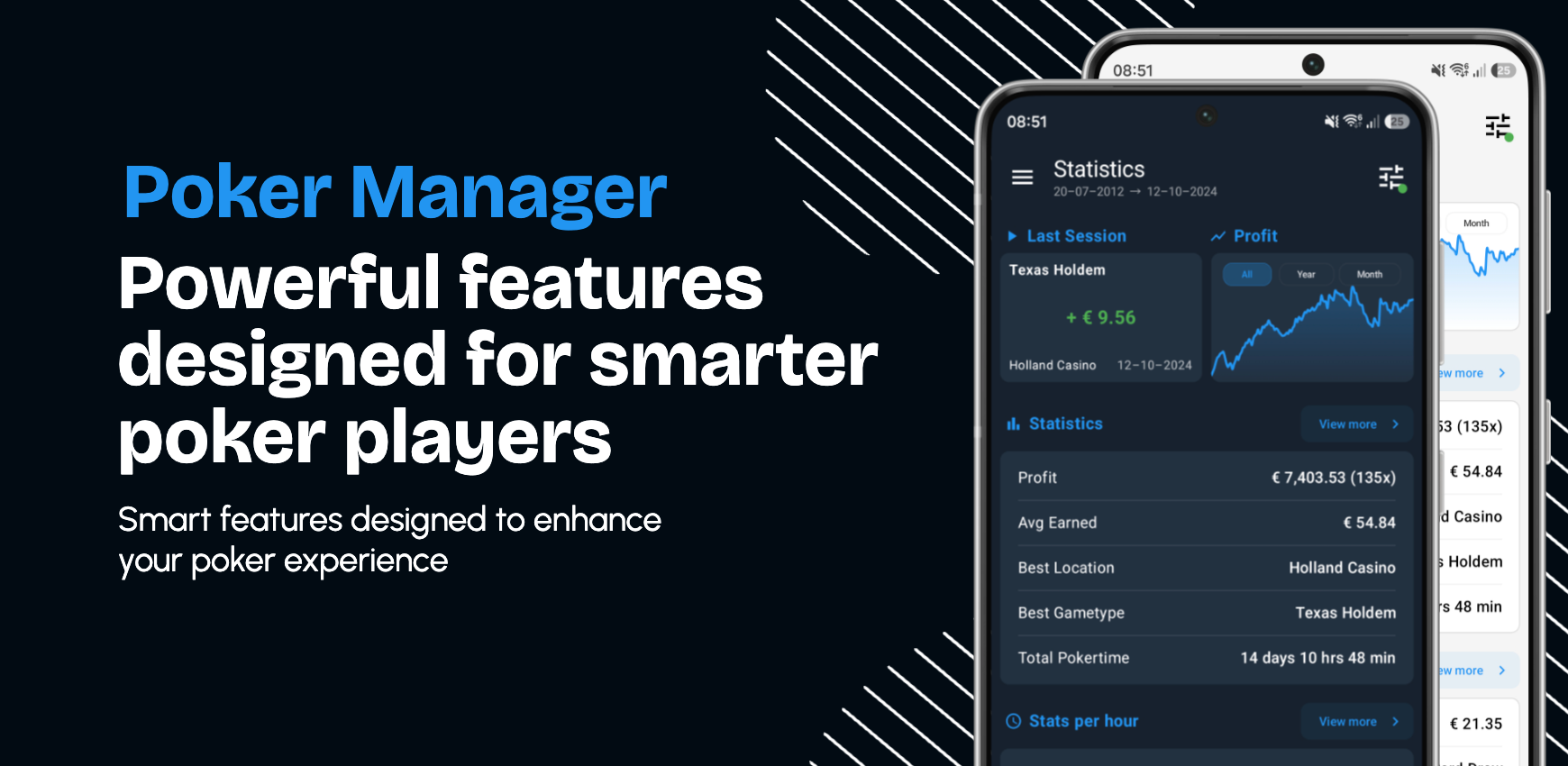 Poker Manager app overview